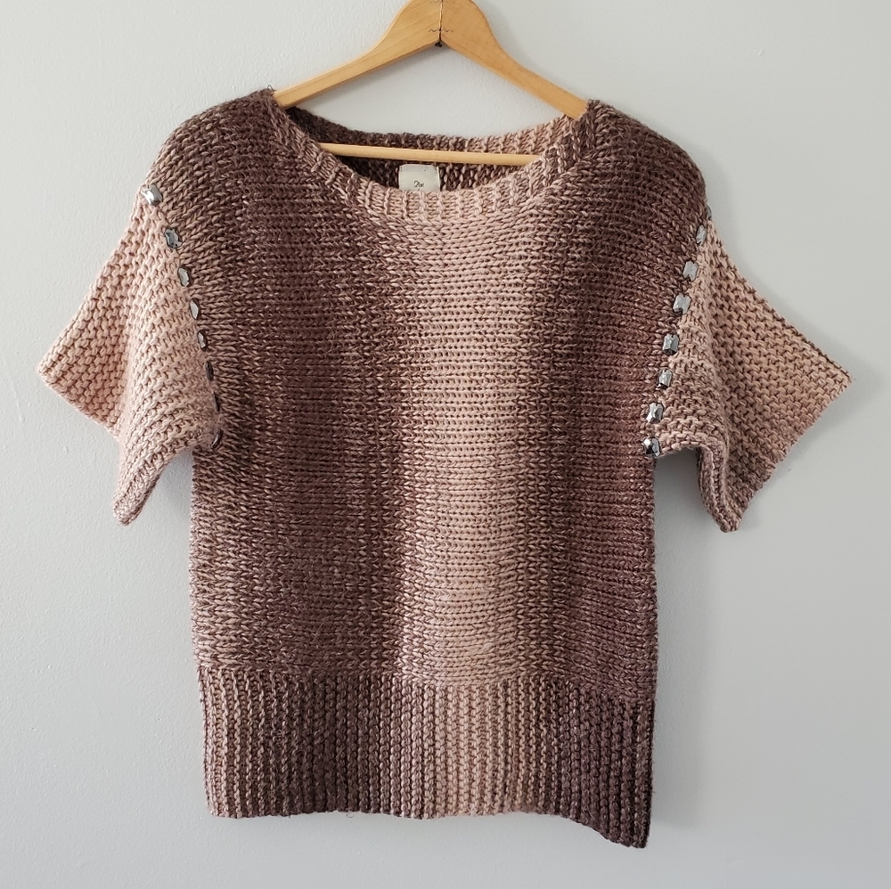 Hot & Delicious Mohair Short Sleeve Sweater